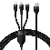 1091119 Baseus 100W - 3 in 1 Charging Cable - Lightning / USB-C / Micro USB - 120cm  1091119