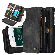 2033202 CASEME Apple iphone 7 / 8 Vintage Portemonnee Hoesje - Black  2033202