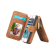 2033894 CASEME Apple iPhone 5 / 5s / SE Retro Portemonnee Hoesje - Brown  2033894