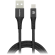 23011 Mobilize Strong Nylon Cable USB to USB-C 2m. 15W Black  23011