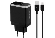37551 Mobiparts Wall Charger Dual USB 2.4A + USB-C Cable Black  37551