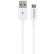 56204 Mobiparts Micro USB to USB Cable 2.4A 25 cm White (Bulk)  56204