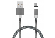 61344 Mobiparts Magnetic Apple Lightning to USB Cable 1.5A Dark Grey 1M  61344