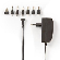 ACPA003 Universele AC-voedingsadapter | 9-24 V DC | 1.0 - 1.5 A | 1.8m | Zwart  ACPA003