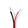 CABR1500BK Loudspeaker cable 2x1.5 mm² koper  CABR1500BK