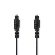 CAGP25000BK10 Nedis Optische Audiokabel | TosLink Male - TosLink Male | 1,0 m | Zwart  CAGP25000BK10