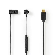 HPWD2070BK Nedis Bedrade Koptelefoon USB-C™ | Kabellengte: 1.20 m | Ingebouwde microfoon  HPWD2070BK