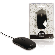 NPMI1101-00 Sweex Bedrade Muis Bureaumodel 3 Knoppen Zwart  NPMI1101-00