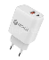 PZ-30042 Promiz Fast Charging Adapter - 20W - USB-C & USB - Wit  PZ-30042