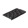 RAS203BL LOGON 1U 19" D=300mm RACK MOUNT SHELF BLACK  RAS203BL