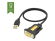 TC-USBSER Vision USB 2.0 naar 9-pins seriële RS-323 adapter - Zwart  TC-USBSER