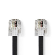TCGP90200BK50 Nedis Netwerkkabel | RJ11 male - RJ11 male | 5,0 m | Zwart  TCGP90200BK50
