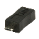 VLCP60904B USB 2.0-Adapter Micro-B Male - Mini-B Female Zwart  vlcp60904b