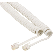 VLTP90100W20 Telefoonkabel RJ10 (4/4) Male - RJ10 (4/4) Male Gedraaid 2.00 m Wit  VLTP90100W20