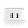 WCHAU484AWT Nedis Wandoplader | 4,8 A | 2 uitgangen | USB-A | Wit  WCHAU484AWT
