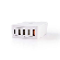 WCPD30W120WT Nedis Thuislader 2x 3.0 A / 3x 2.4 A | Aantal uitgangen: 5 | Poorttype: 1x USB-C  WCPD30W120WT
